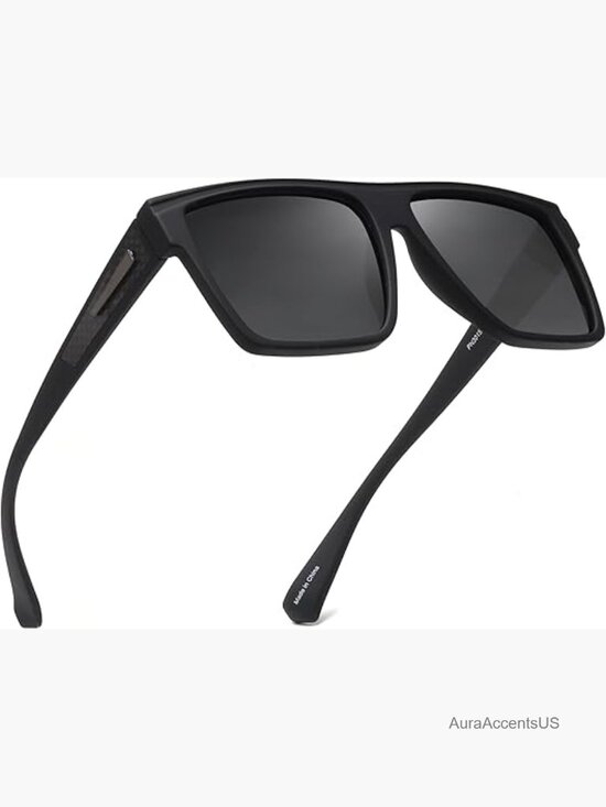 Retro Square Polarized Sunglasses UV400 for Driving Fishing Hiking Golfing main image 7